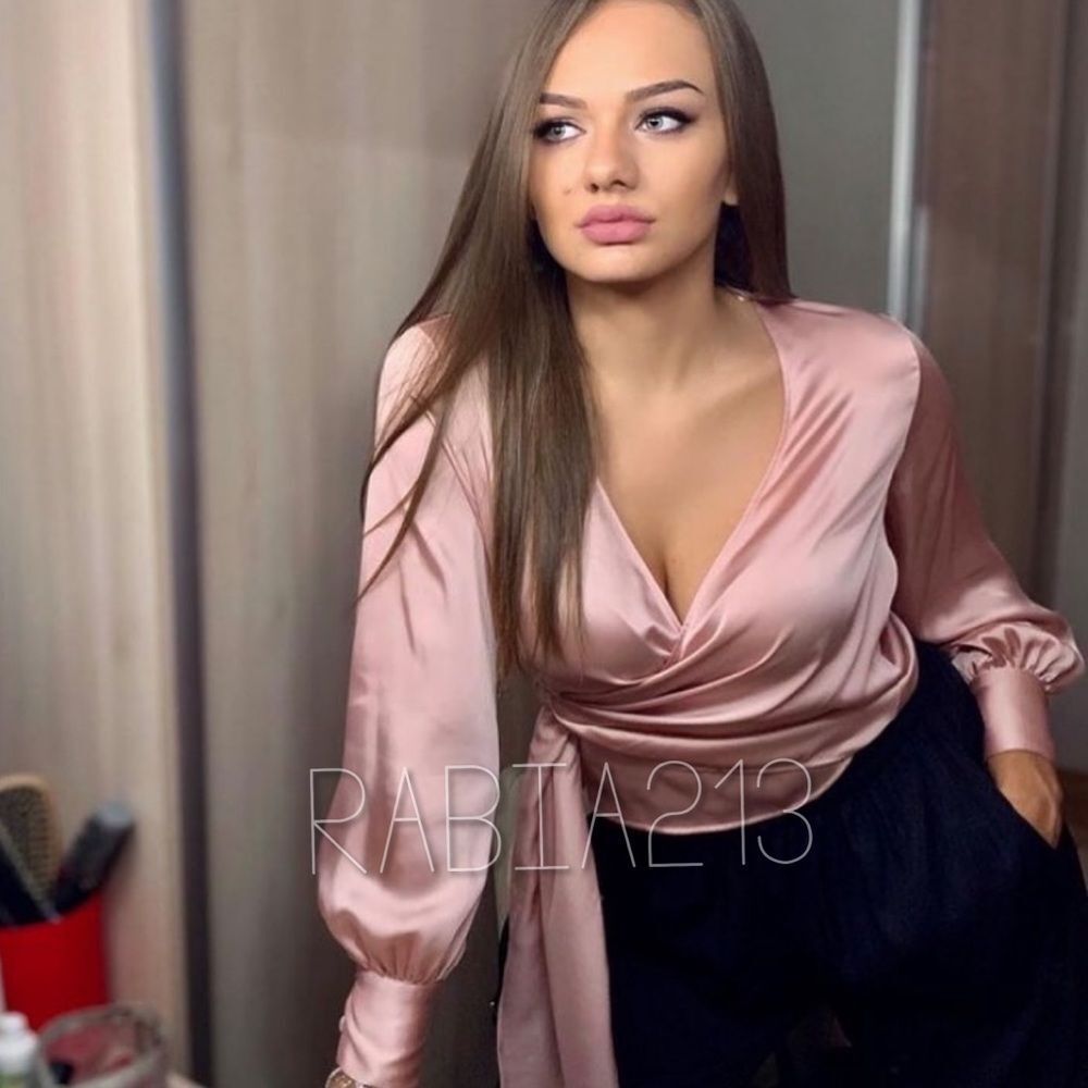 ZARA SATIN CROSSOVER TOP - Picture 2 of 6